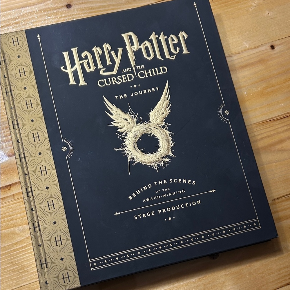 Scholastic Black and Gold Harry Potter Book